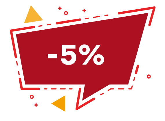 5%