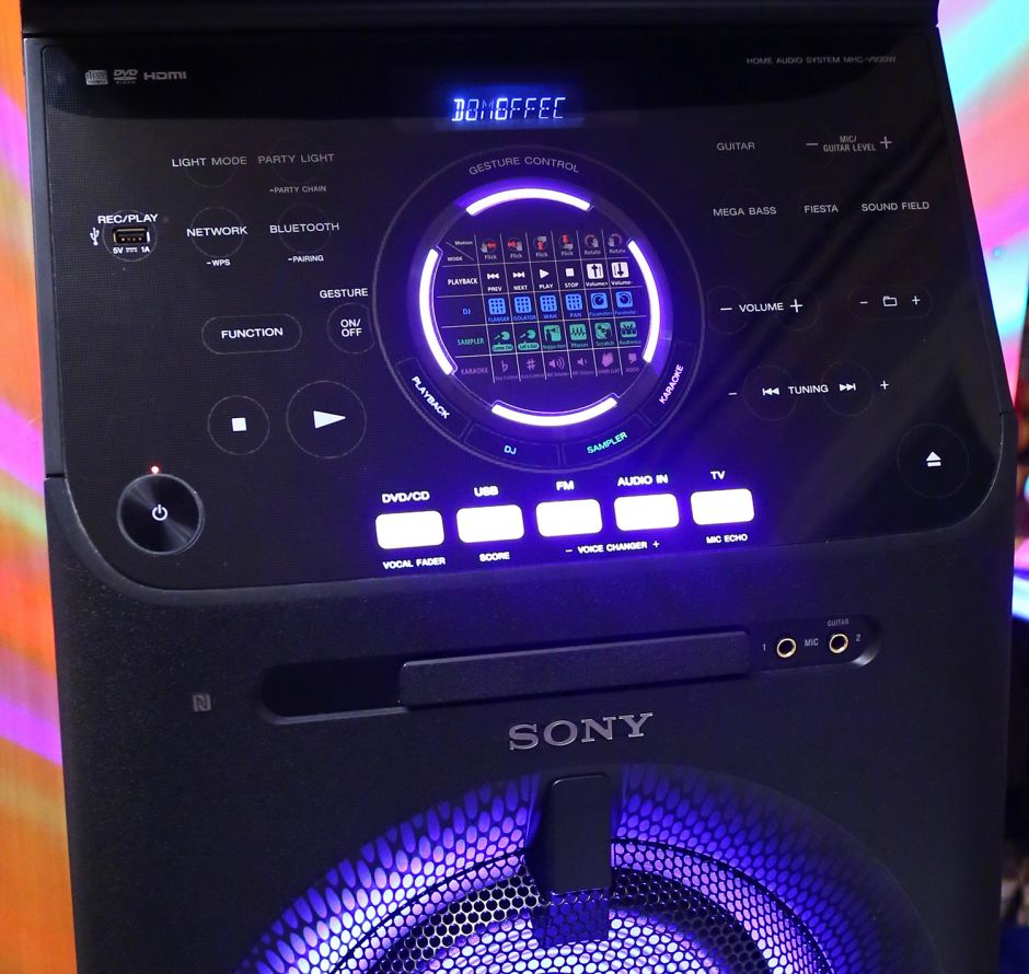 Обзор музыкальной системы Midi Sony MHC-V90DW/M от покупателя