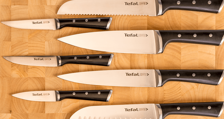 Набор кухонных ножей tefal. Нож Tefal Ice Force. Ножи Тефаль айс Форс. Tefal Ice Force (k2323s74). Набор кухонных ножей Tefal Ice Force.