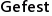 Gefest